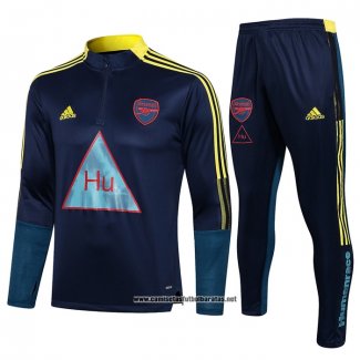 Chandal de Sudadera del Arsenal 2021-2022 Azul