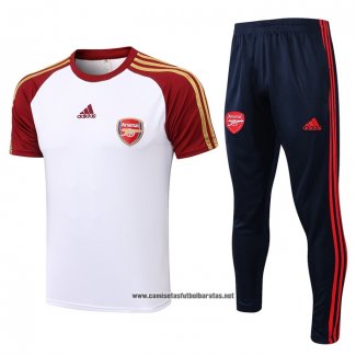 Chandal del Arsenal 2021-2022 Manga Corta Blanco