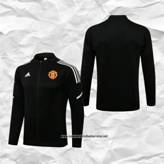 Chaqueta del Manchester United 2021-2022 Negro y Blanco