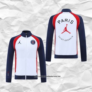 Chaqueta del Paris Saint-Germain Jordan 2021-2022 Blanco