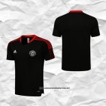 Manchester United Camiseta de Entrenamiento 2021-2022 Negro