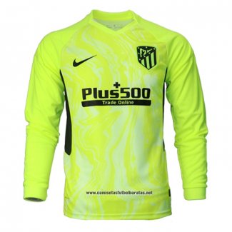 Tercera Atletico Madrid Camiseta 2020-2021 Manga Larga