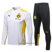 Chandal de Sudadera del Borussia Dortmund 2021-2022 Blanco