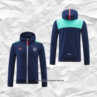 Chaqueta con Capucha del Arsenal 2021-2022 Azul