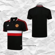 Manchester United Camiseta Polo del 2021-2022 Negro