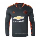 Manchester United Camiseta Portero 2020-2021 Manga Larga Negro