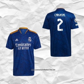 Segunda Real Madrid Camiseta Jugador Carvajal 2021-2022