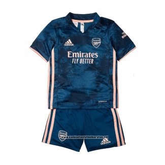 Tercera Arsenal Camiseta Nino 2020-2021