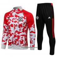 Chandal de Chaqueta del Manchester United 2021-2022 Rojo