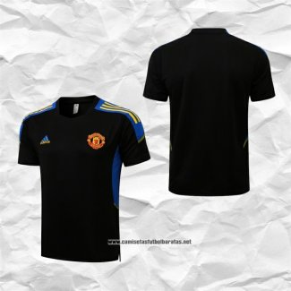 Manchester United Camiseta de Entrenamiento 2021-2022 Negro