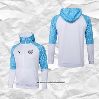 Chaqueta con Capucha del Manchester City 2021 Blanco