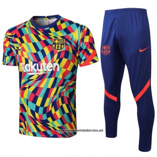 Chandal del Barcelona 2021-2022 Manga Corta Amarillo