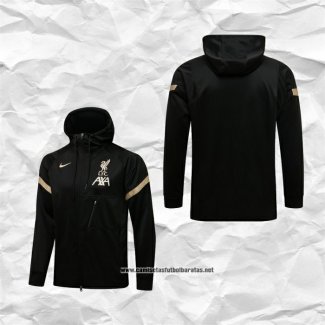 Chaqueta con Capucha del Liverpool 2021-2022 Negro