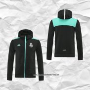 Chaqueta con Capucha del Real Madrid 2021-2022 Negro