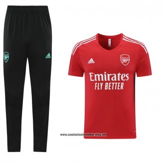 Chandal del Arsenal 2021-2022 Manga Corta Rojo