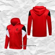 Chaqueta con Capucha del AC Milan 2021-2022 Rojo