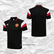 Manchester United Camiseta Polo del 2021-2022 Negro