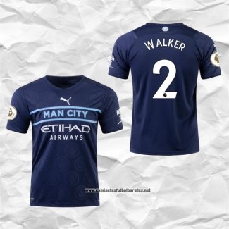 Tercera Manchester City Camiseta Jugador Walker 2021-2022