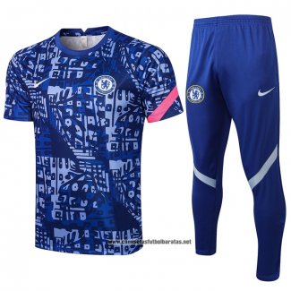 Chandal del Chelsea 2021-2022 Manga Corta Azul