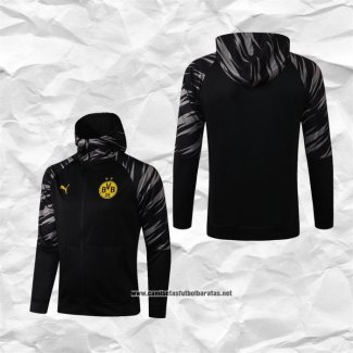 Chaqueta con Capucha del Borussia Dortmund 2021 Negro