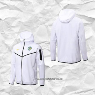 Chaqueta con Capucha del Inter Milan 2022-2023 Blanco