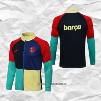 Chaqueta del Barcelona 2021-2022 Azul y Rojo