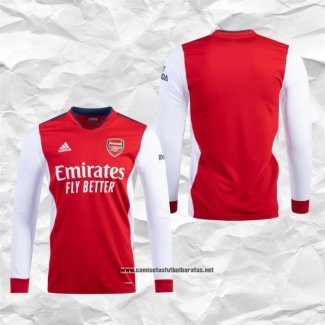 Primera Arsenal Camiseta 2021-2022 Manga Larga