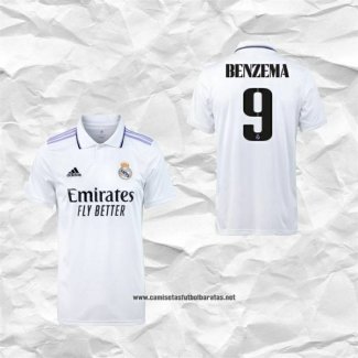 Primera Real Madrid Camiseta Jugador Benzema 2022-2023