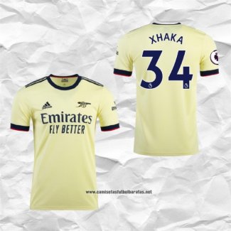 Segunda Arsenal Camiseta Jugador Xhaka 2021-2022