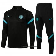 Chandal de Sudadera del Inter Milan 2021-2022 Negro