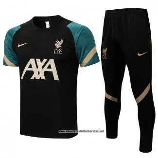 Chandal del Liverpool 2021-2022 Manga Corta Negro