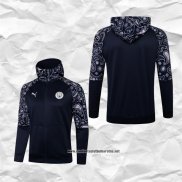 Chaqueta con Capucha del Manchester City 2021 Azul