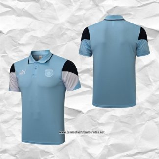 Manchester City Camiseta Polo del 2021-2022 Azul