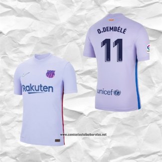 Segunda Barcelona Camiseta Jugador O.Dembele 2021-2022