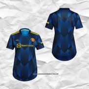 Tercera Manchester United Camiseta Mujer 2021-2022