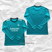 Tercera Real Madrid Camiseta 2021-2022 Manga Larga