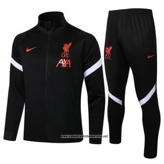 Chandal de Chaqueta del Liverpool 2021-2022 Negro