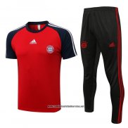 Chandal del Bayern Munich 2021-2022 Manga Corta Rojo