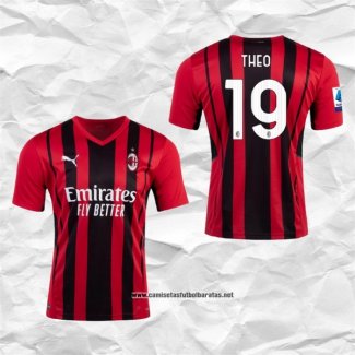 Primera AC Milan Camiseta Jugador Theo 2021-2022