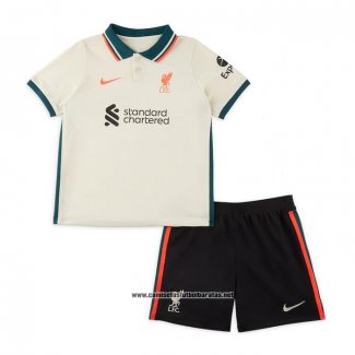 Segunda Liverpool Camiseta Nino 2021-2022