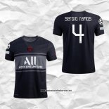 Tercera Paris Saint-Germain Camiseta Jugador Sergio Ramos 2021-2022