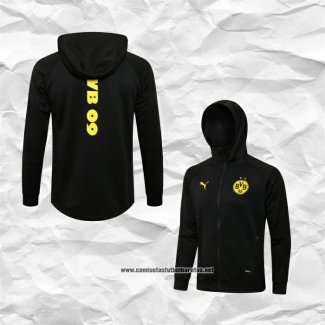 Chaqueta con Capucha del Borussia Dortmund 2021-2022 Negro