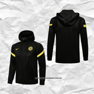 Chaqueta con Capucha del Chelsea 2021-2022 Negro