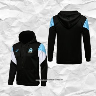 Chaqueta con Capucha del Olympique Marsella 2021-2022 Negro