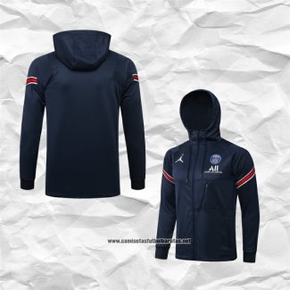 Chaqueta con Capucha del Paris Saint-Germain 2021-2022 Azul