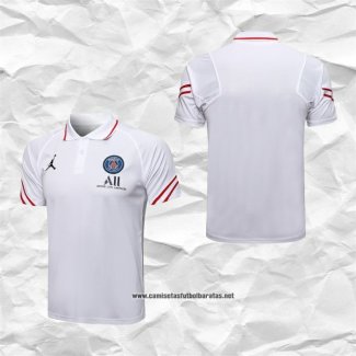 Paris Saint-Germain Camiseta Polo del Jordan 2021-2022 Blanco