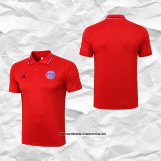 Paris Saint-Germain Camiseta Polo del Jordan 2021-2022 Rojo