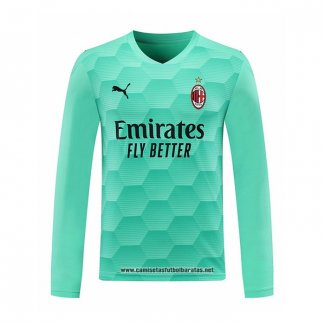 Primera AC Milan Camiseta Portero 2020-2021 Manga Larga