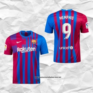 Primera Barcelona Camiseta Jugador Memphis 2021-2022