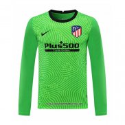 Atletico Madrid Camiseta Portero 2020-2021 Manga Larga Verde